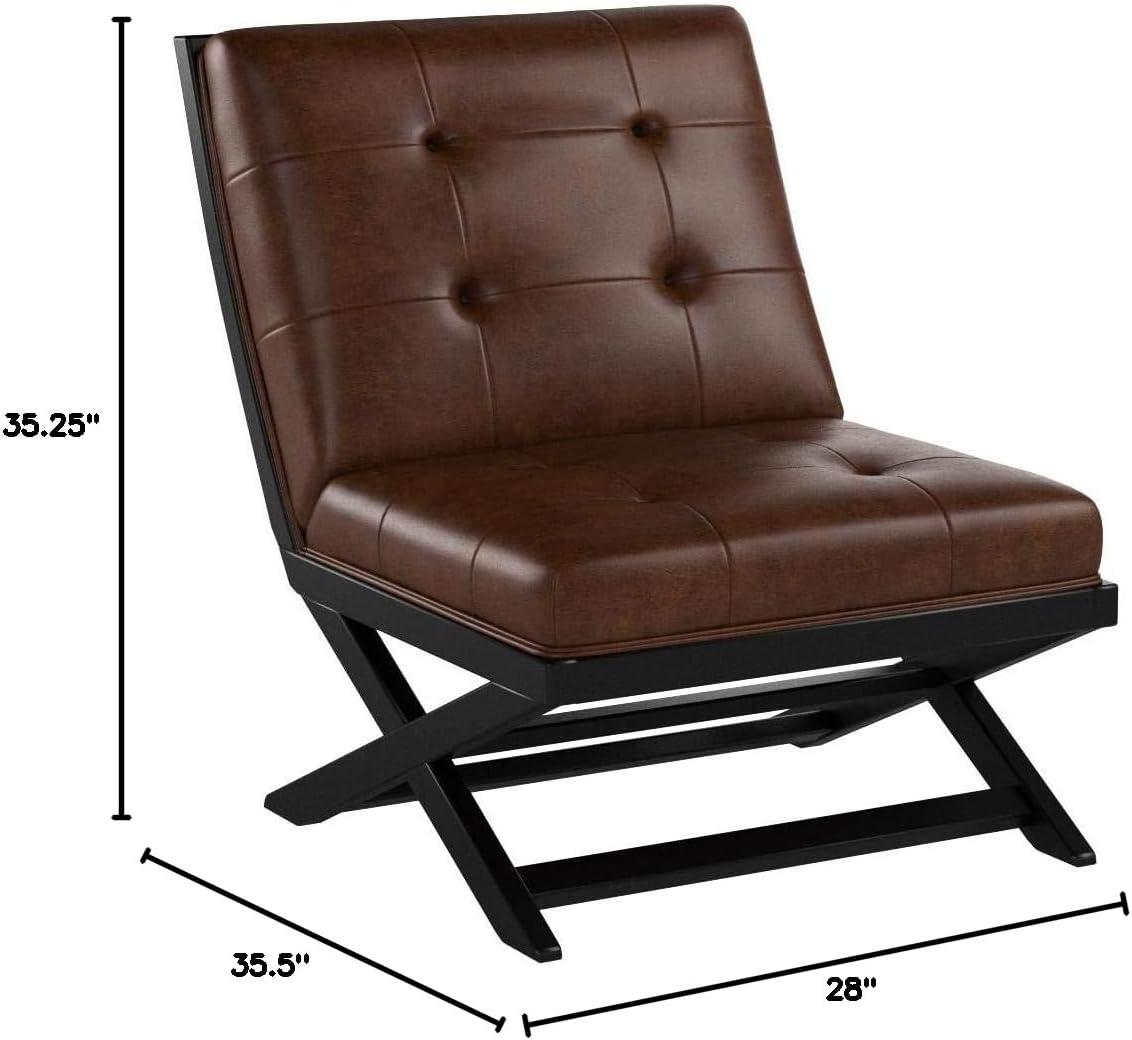 Signature Design by Ashley Contemporary Sidewinder Accent Chair  Brown