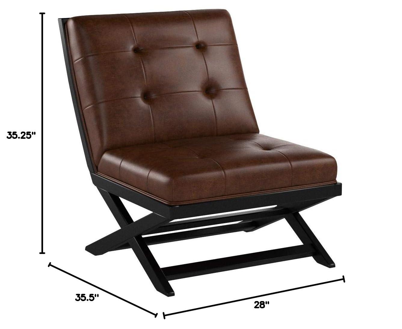 Signature Design by Ashley Contemporary Sidewinder Accent Chair  Brown