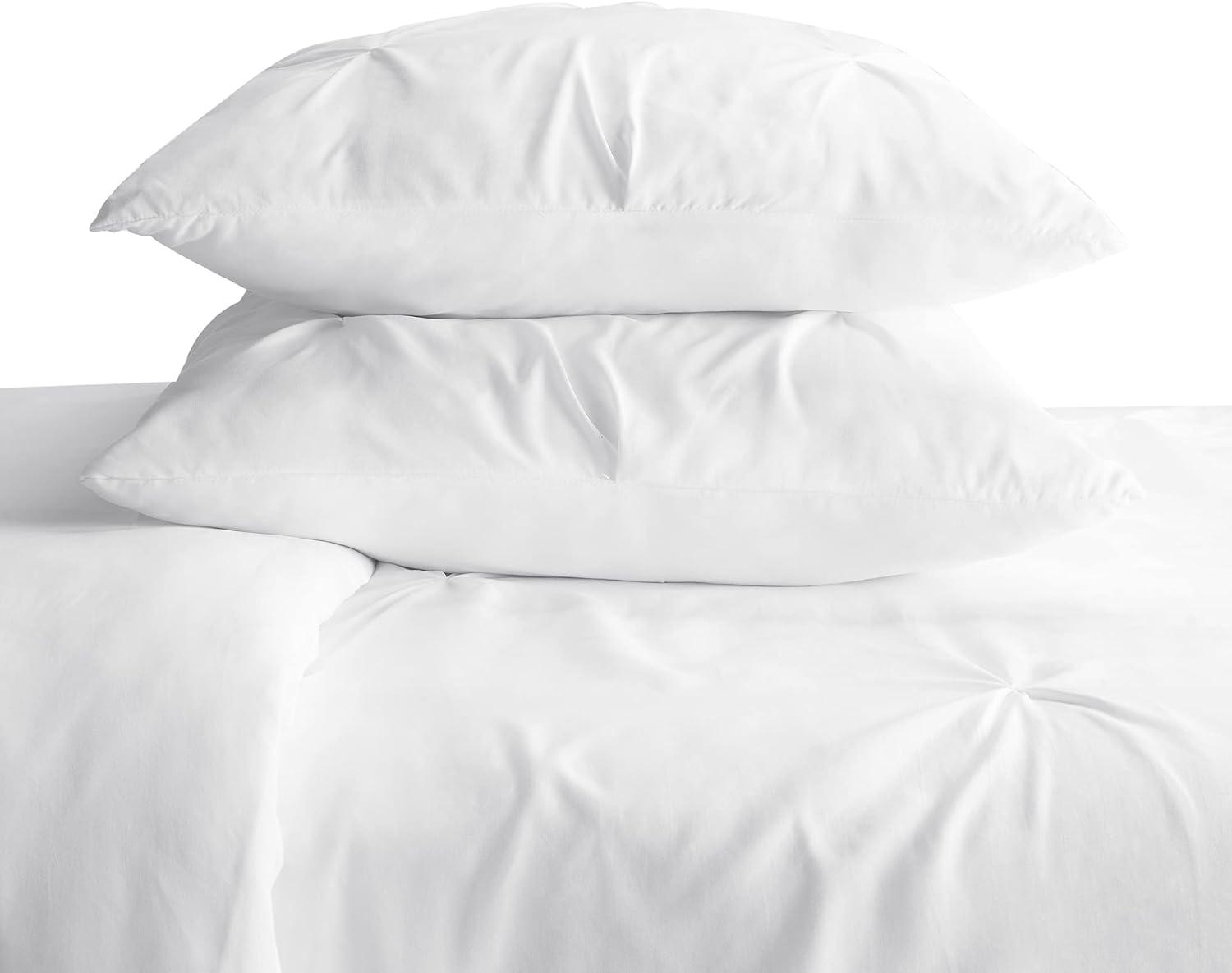 Serta Simply Clean Microfiber 3 Piece Duvet Cover Set