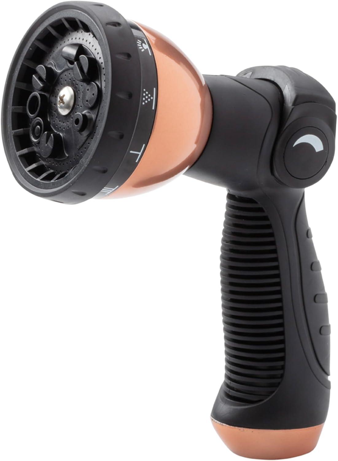 Pocket Hose Copper Bullet Spray Nozzle Infused with Copper, AS-SEEN-ON-TV, 10 Spray Patterns