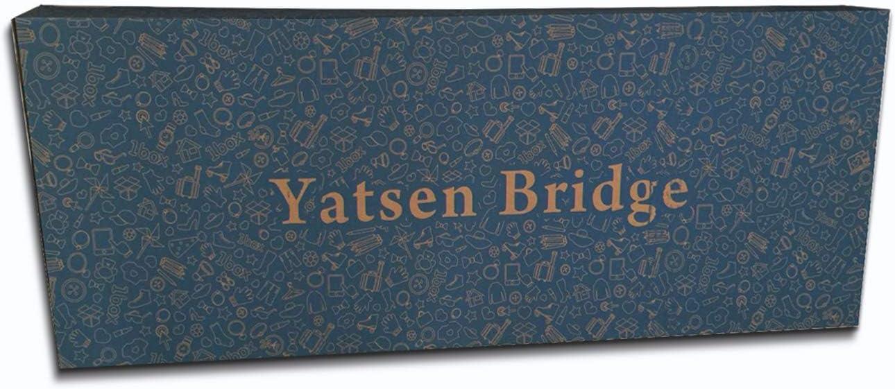 Yatsen Bridge Modern Landscape Painting on Canvas 5 Piece, Beach Ocean Pictures Wall Art for Living Room Home Decor Wooden Framed Stretched Ready to Hang (60" W x 32" H)