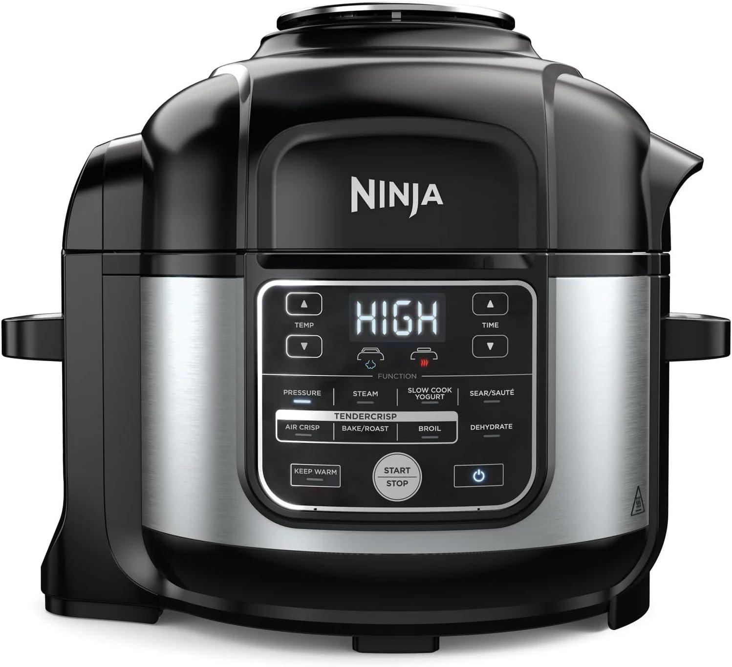 Ninja® Foodi® 10-in-1 6.5-Quart Pro Pressure Cooker Air Fryer Multicooker, Stainless, OS300