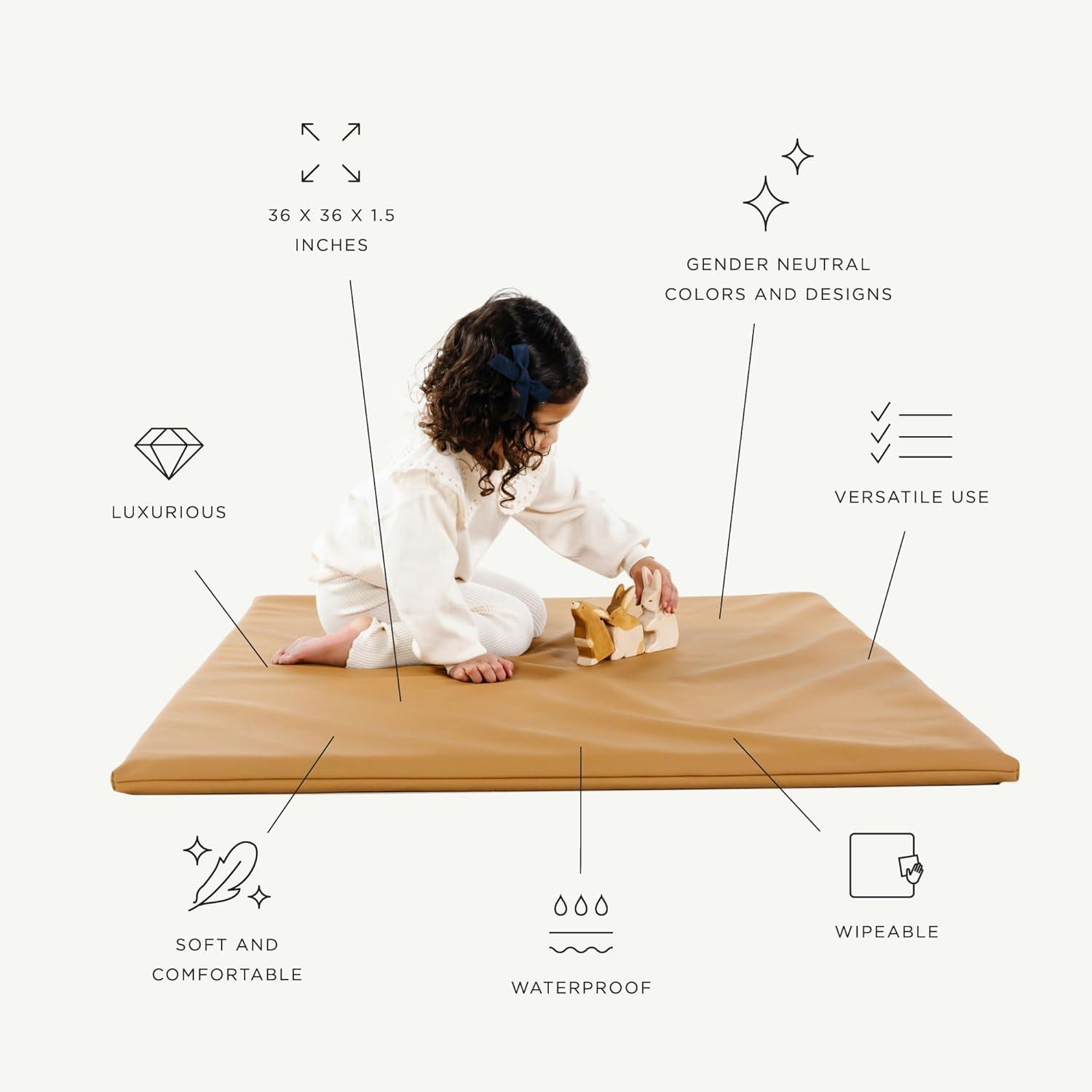 Raven Faux Leather Padded Changing Mat