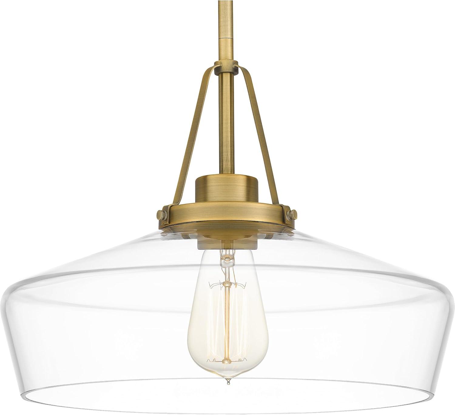 Quoizel Lighting Haven 1 - Light Pendant in  Aged Brass