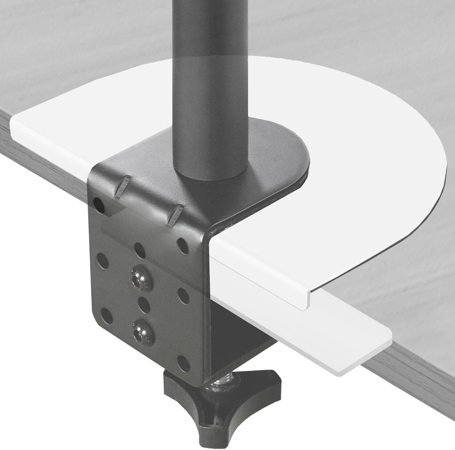 VIVO Placa de Soporte de Refuerzo de Acero Blanco para Instalaciones con Abrazadera C