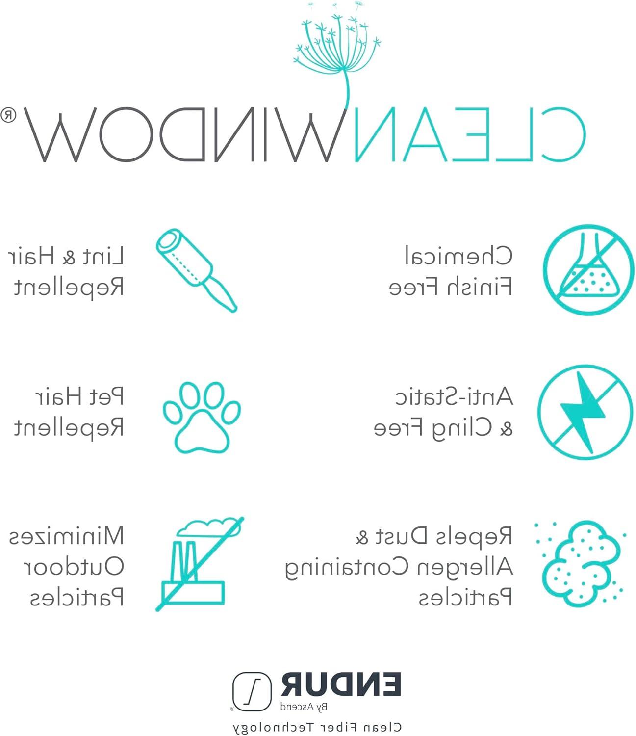 63"x52" Crushed Texture Anti-Dust Sheer Curtain Panel White - Clean Window: Modern Linen Slub Rod Pocket