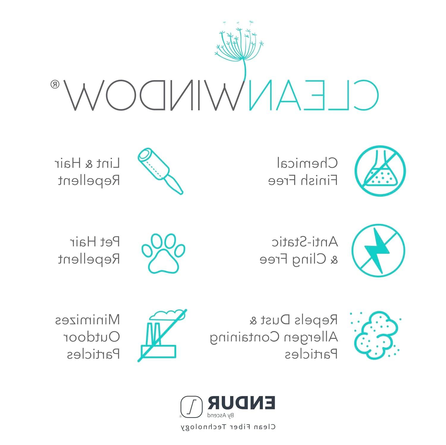 63"x52" Crushed Texture Anti-Dust Sheer Curtain Panel White - Clean Window: Modern Linen Slub Rod Pocket