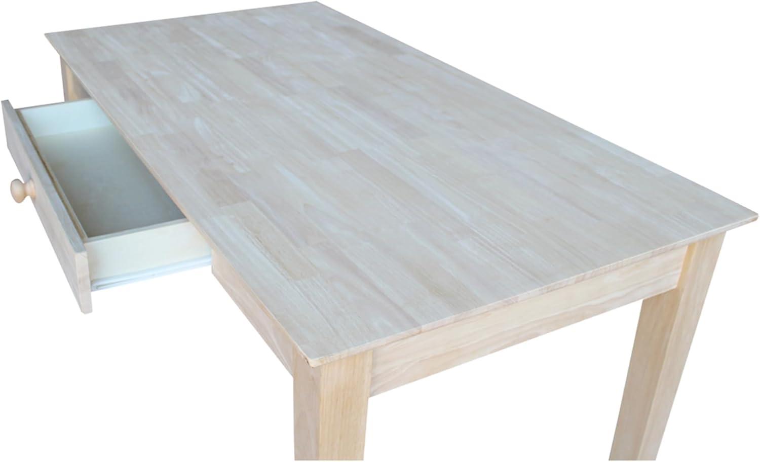 48" Writing Desk Unfinished - International Concepts