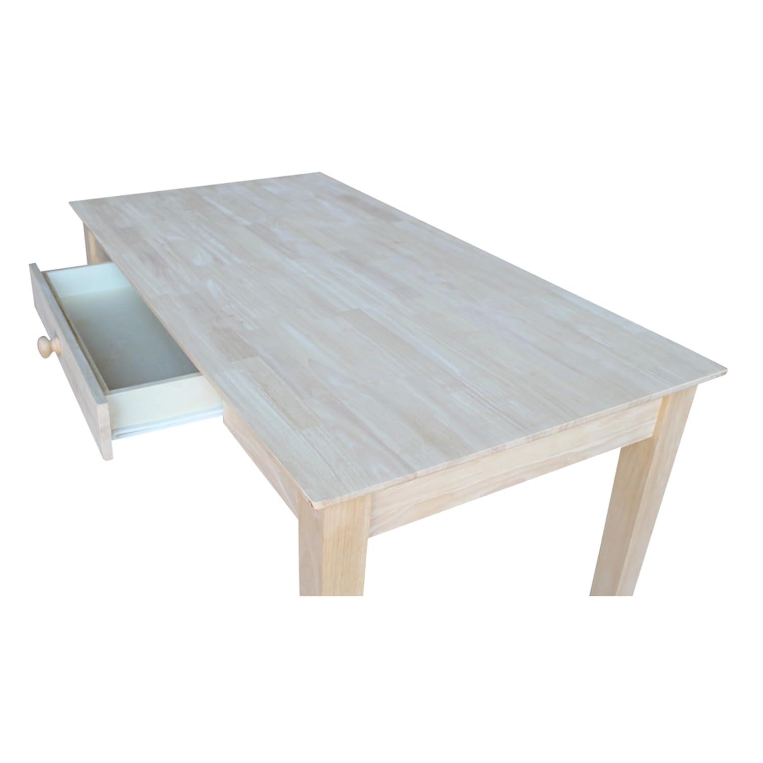 48" Writing Desk Unfinished - International Concepts