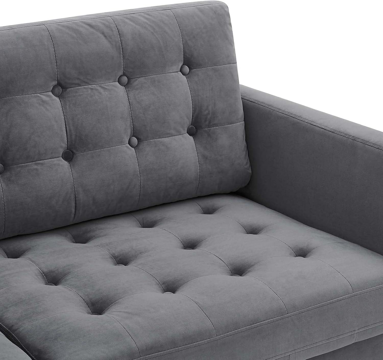 75'' Velvet Sofa