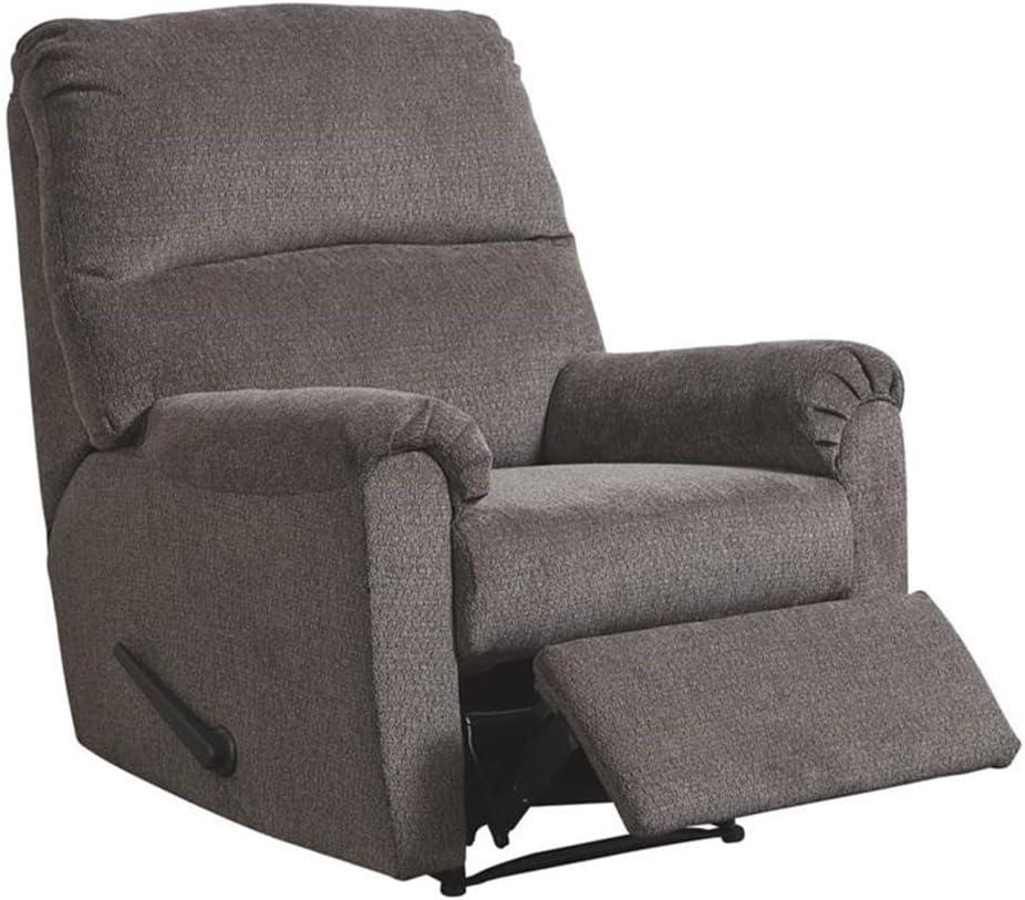 Signature Design by Ashley Nerviano Zero Wall Recliner in Gray