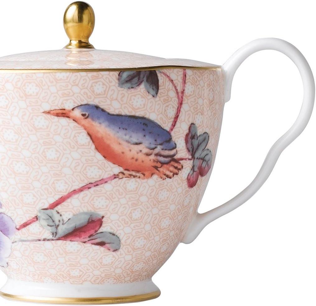 Wedgwood Cuckoo Floral Fine Bone China Teapot with Gold Banding