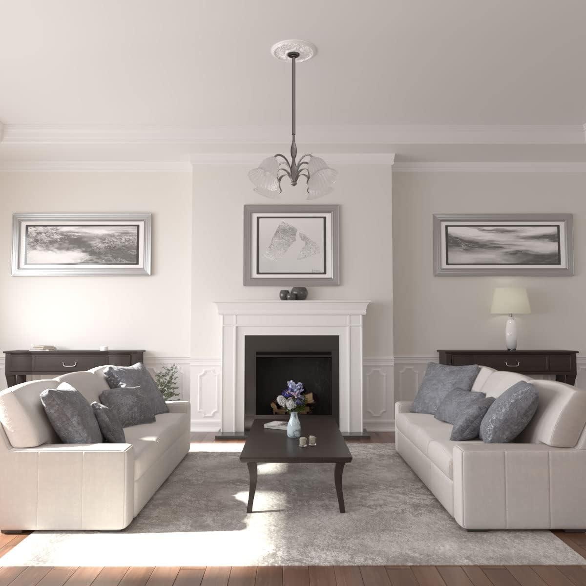 Edinburgh 18'' White Primed Ceiling Medallion