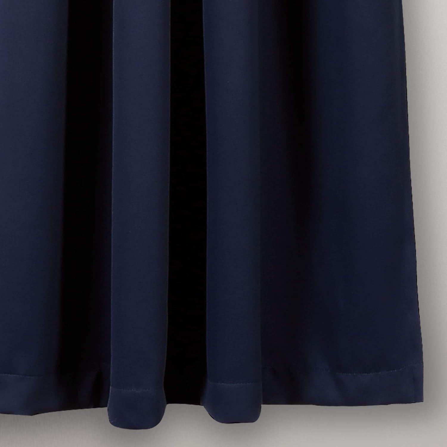 Insulated Polyester Blackout Curtain Pair