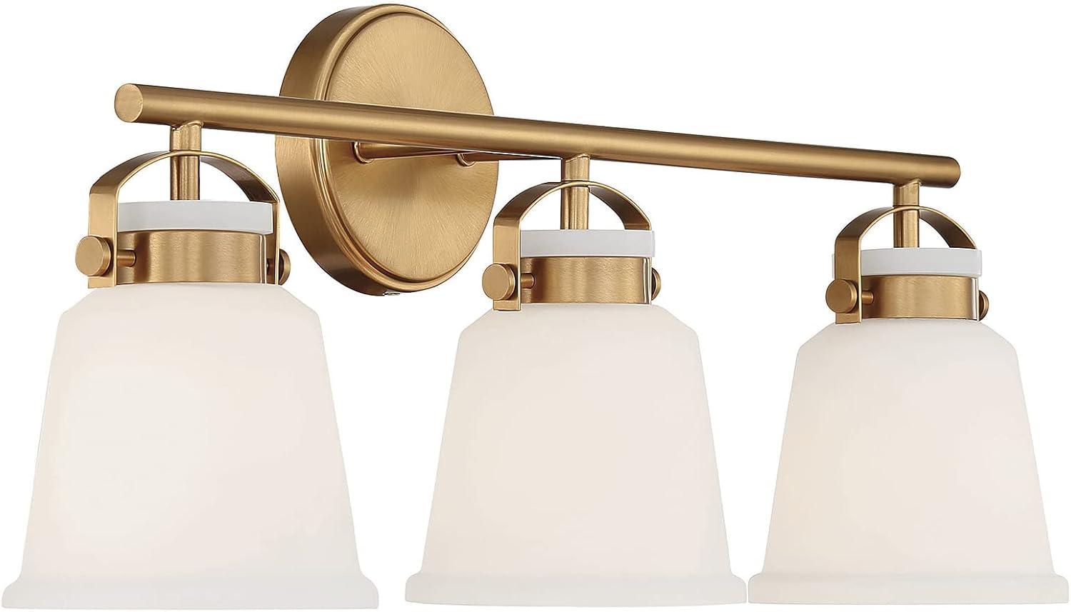 Savoy House Kaden 3 - Light Vanity in  Warm Brass