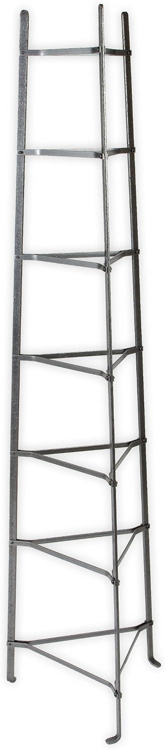 Hammered Steel 7-Tier Floor Standing Cookware Rack