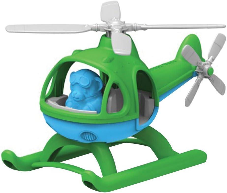 Green Toys Helicopter, Green/Blue