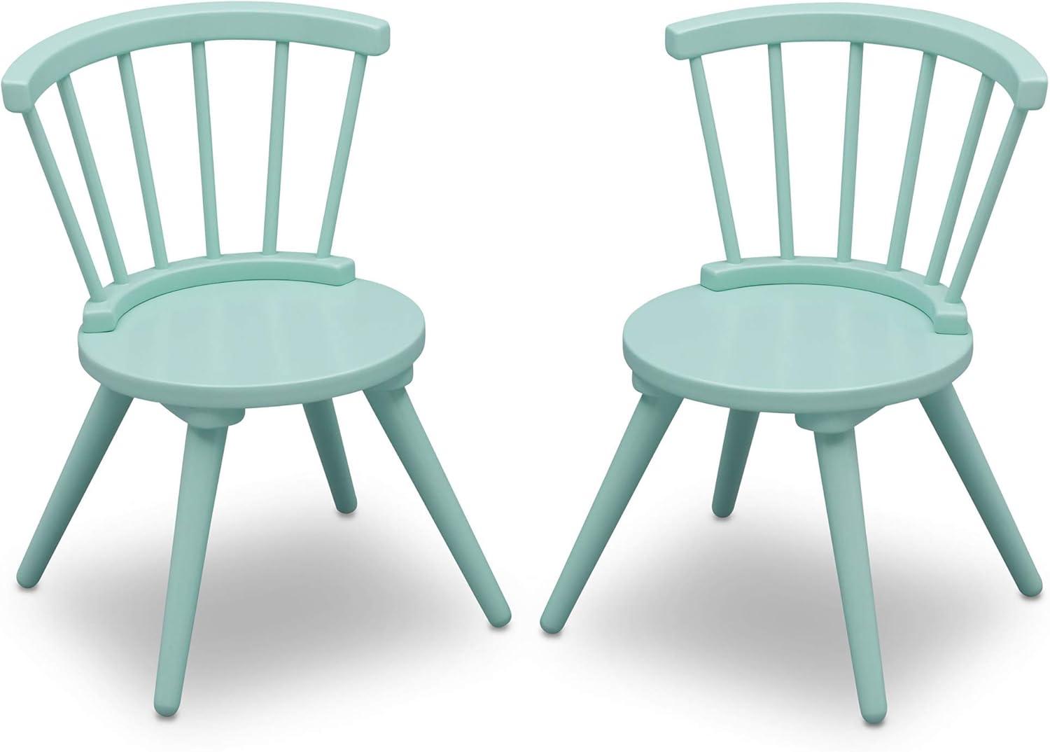 Delta Children Windsor 2-Piece Chair Set, Bianca White