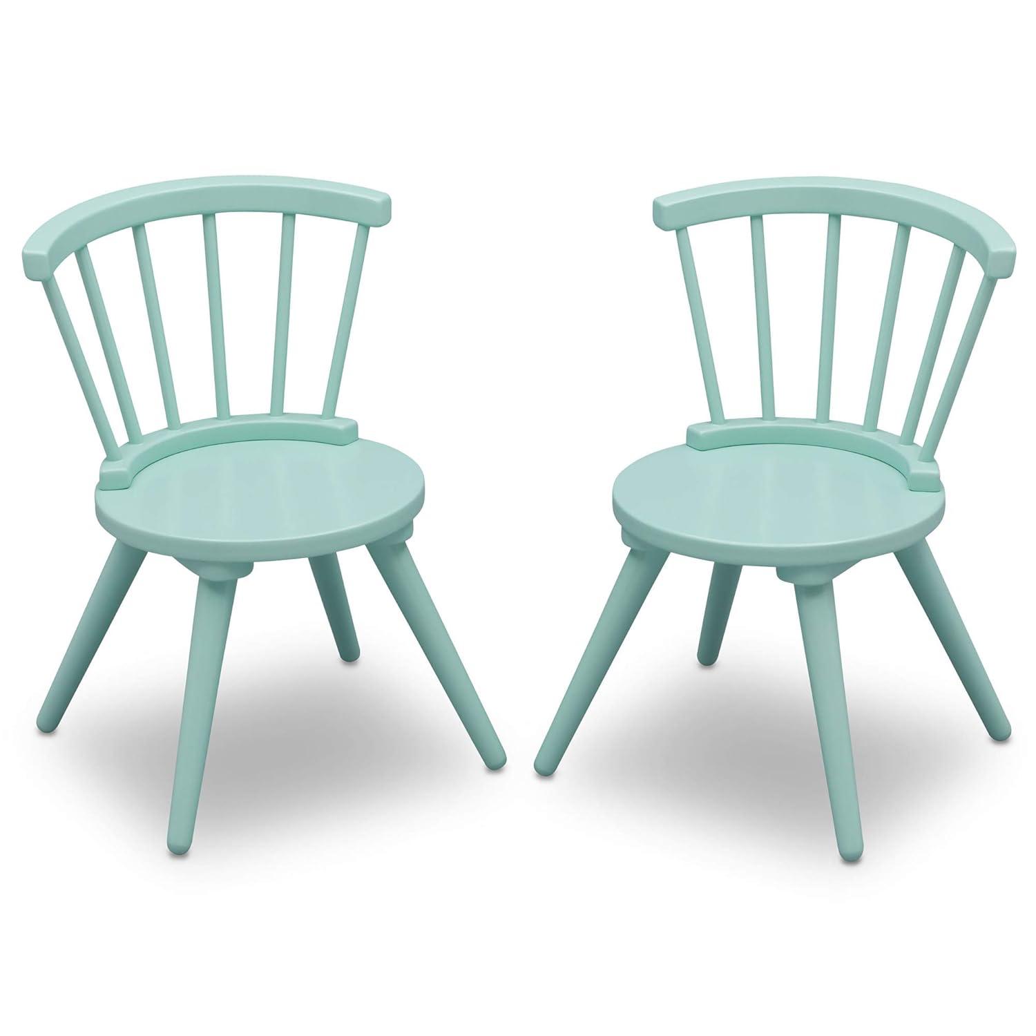 Delta Children Windsor 2-Piece Chair Set, Bianca White