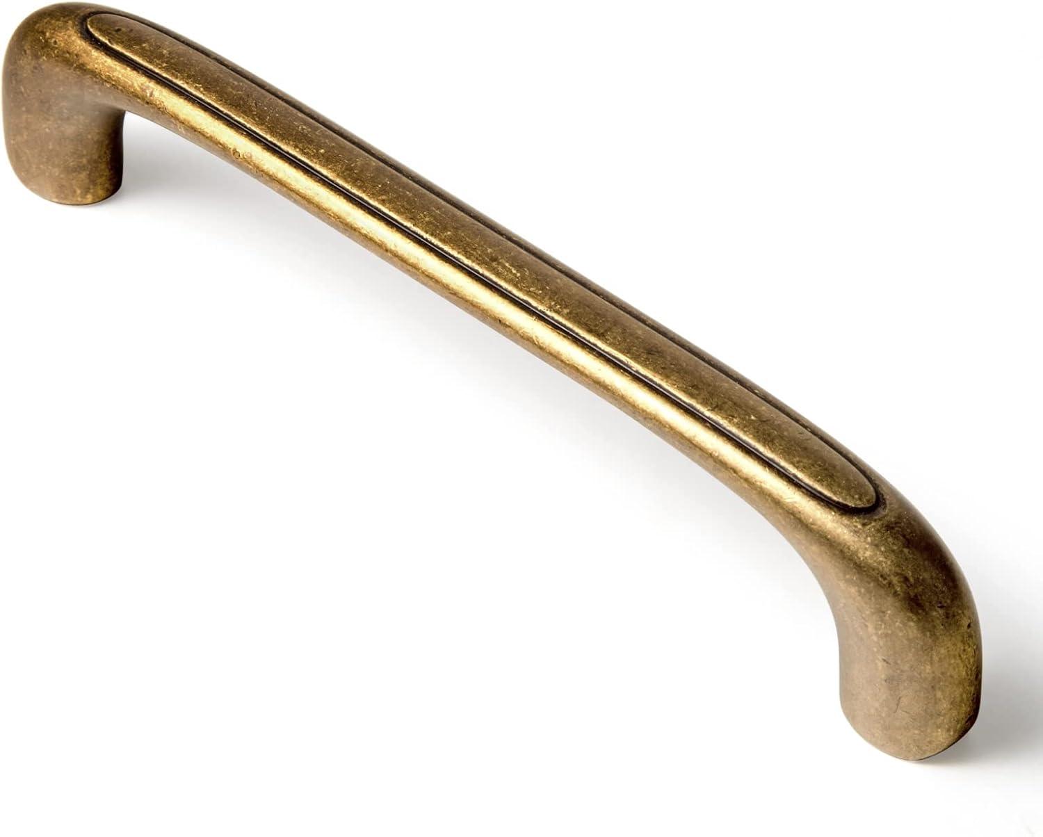 Antique Brass 5-Inch Arch Cabinet Bar Pull