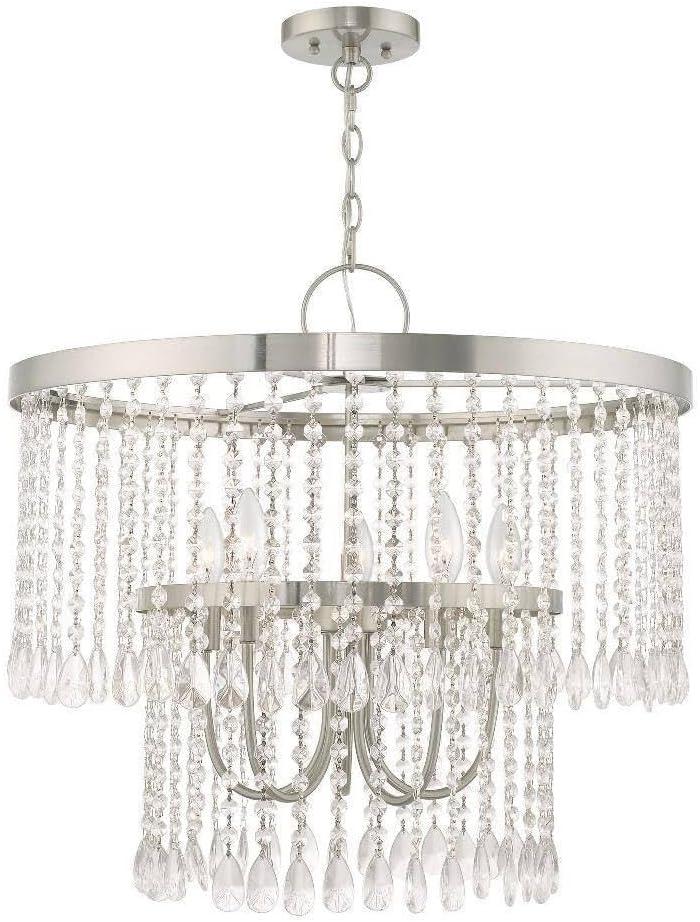 Livex Lighting Elizabeth 5 - Light Chandelier in  Brushed Nickel