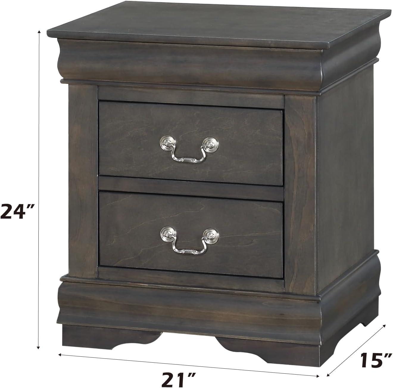 Ergode Nightstand Dark Gray