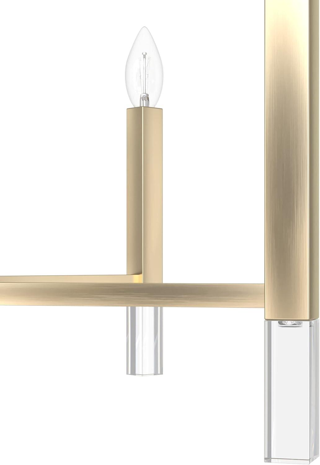 Sunjai 12 Light 3-Tier Sputnik Modern Linear Chandelier