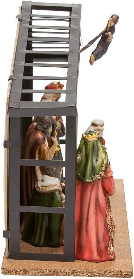 Kurt Adler 3.5-5" Porcelain 10-Piece, Nativity Set