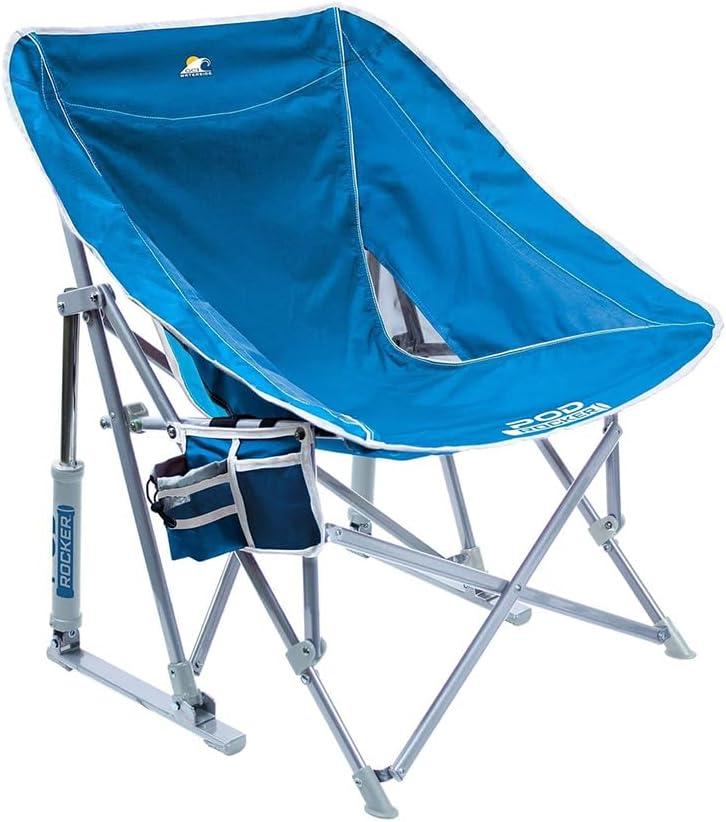 GCI Outdoor Pod Rocker Beach Chair, Saybrook Blue