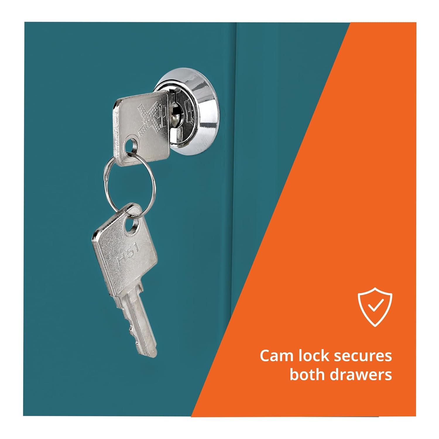 Lorell Soho 2-Drawer File Cabinet