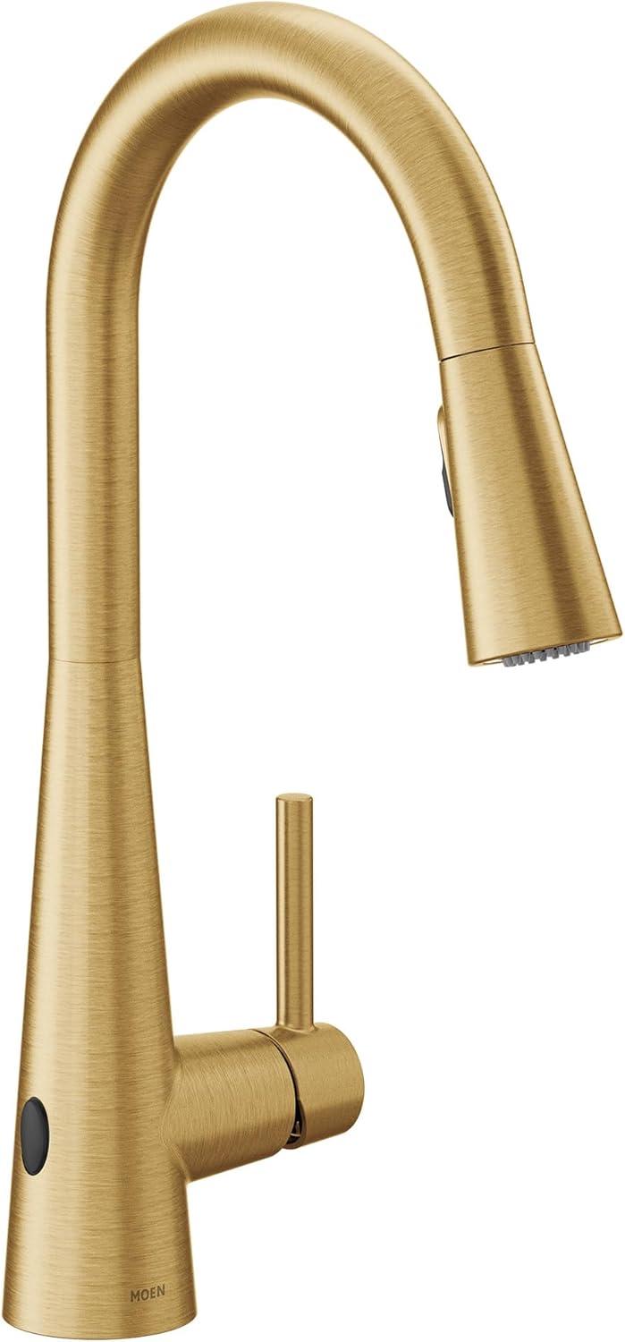 Moen Sleek MotionSense Wave Single Handle Pulldown Kitchen Faucet with Power Clean Technology