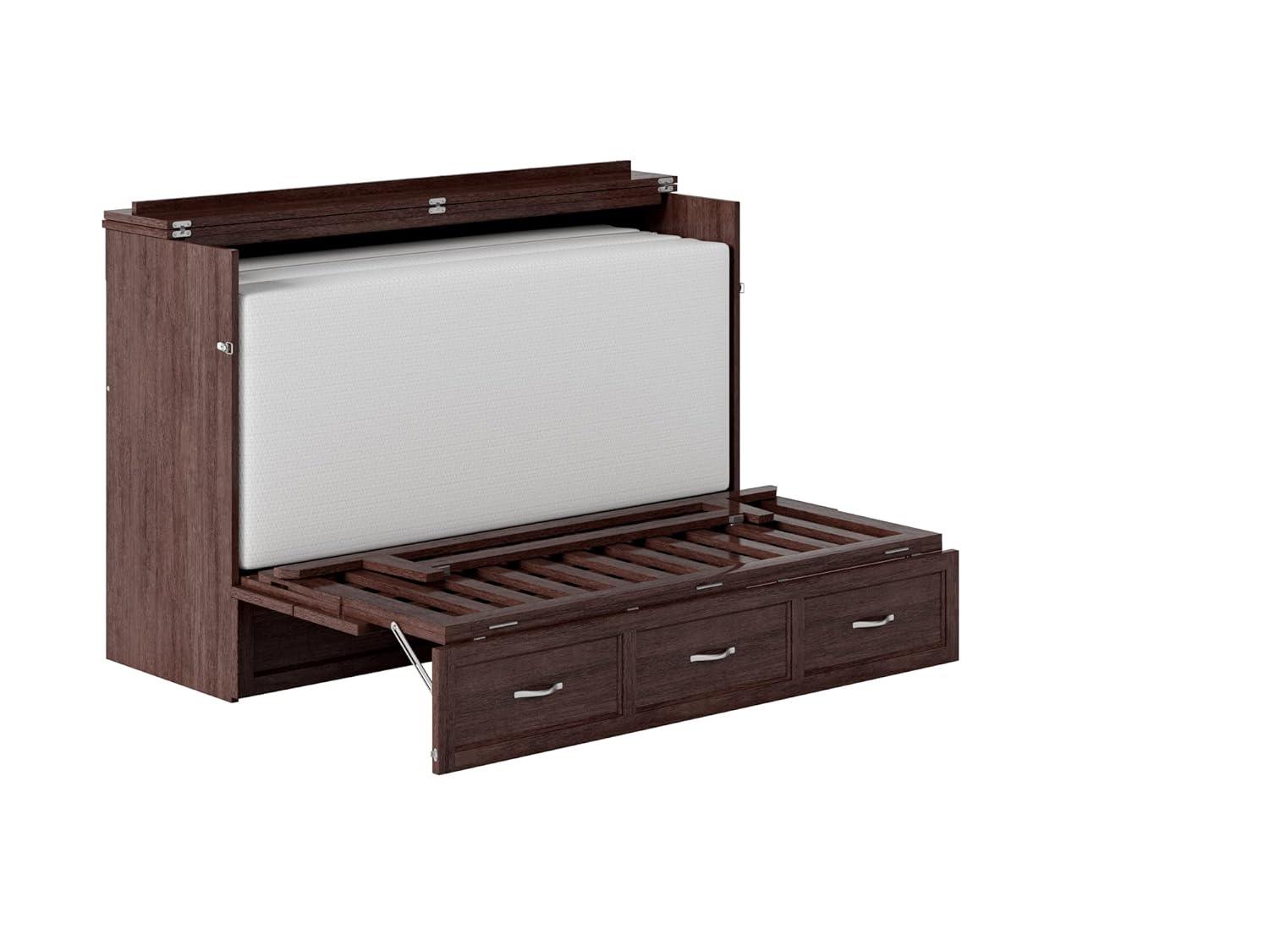 Queen Deerfield Murphy Bed Chest with Charging Station - AFI Atlantic Furniture