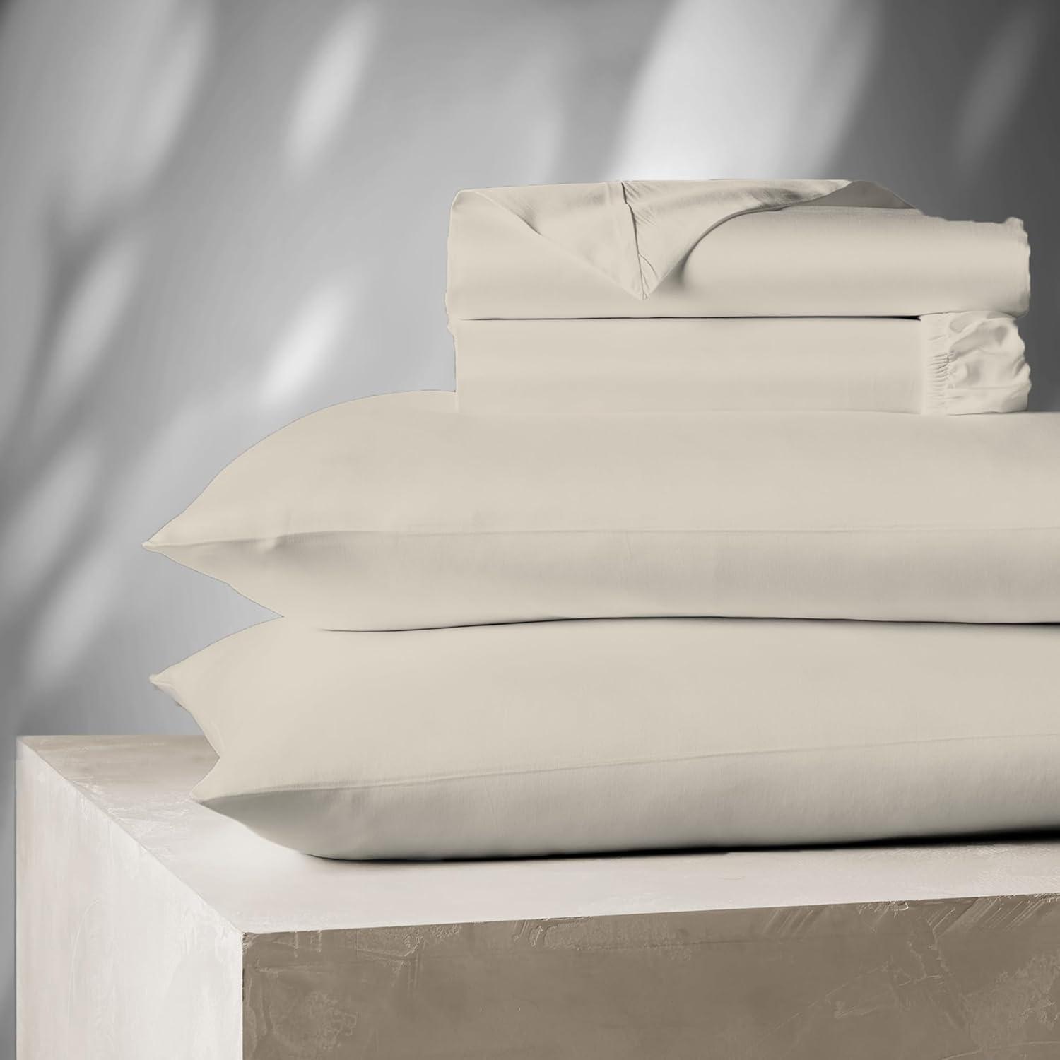 1000 Thread Count Cotton Solid Sheet Set  - Aireolux