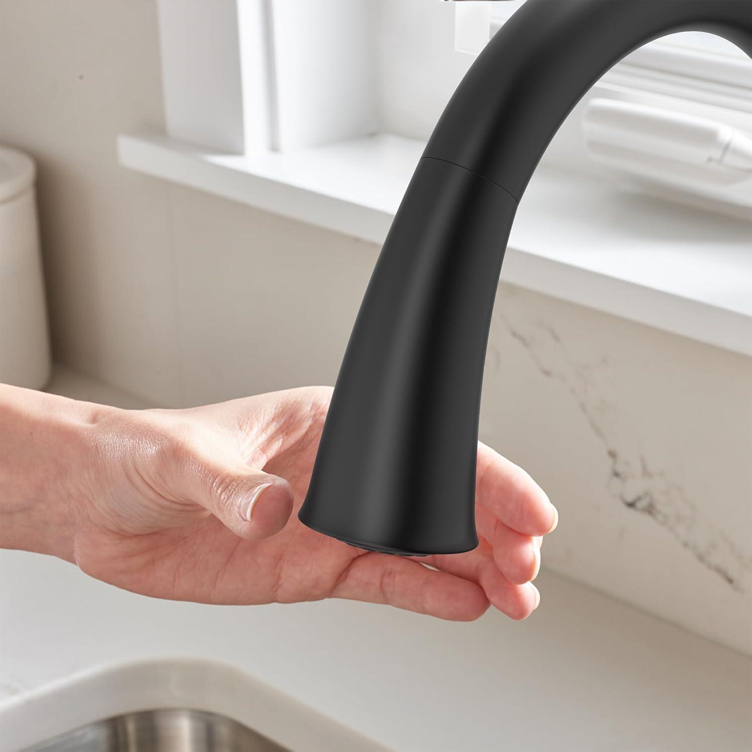 Pull Down Touch Single Handle Kitchen Faucet with Handle