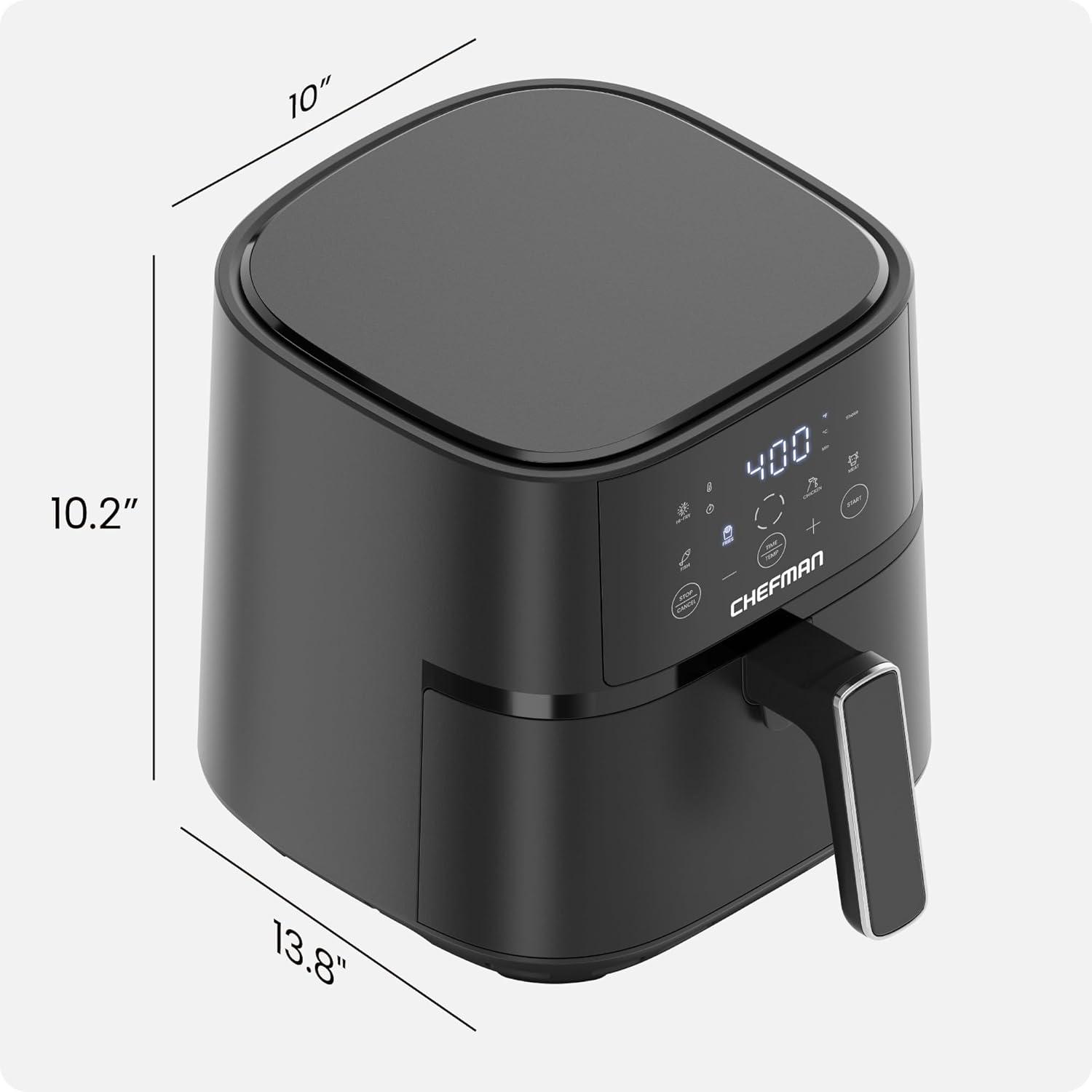Chefman 4 Liter Air Fryer Black
