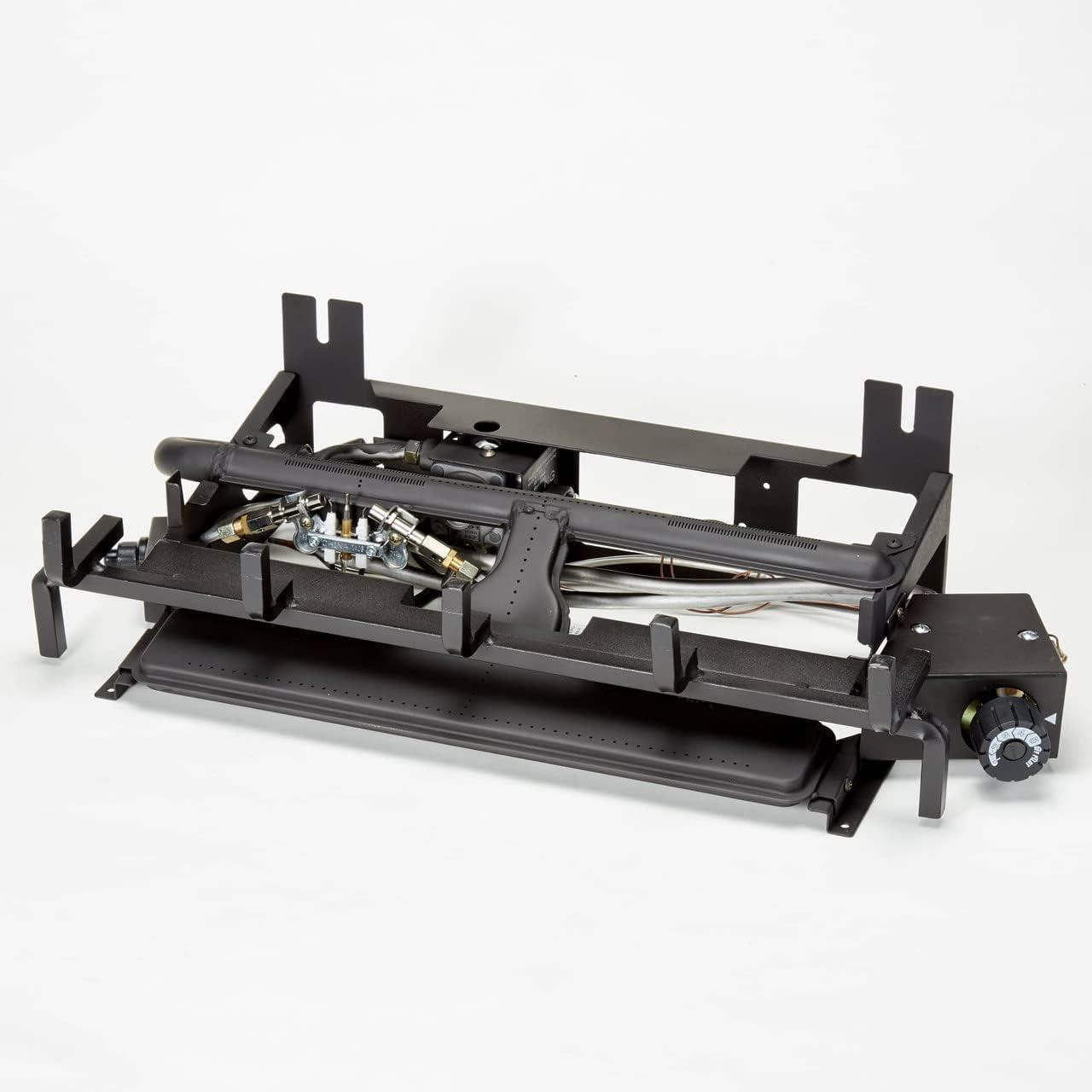 Duluth Forge Duluth Forge Ventless Dual Fuel Gas Log Set, Split Oak, T-Stat Control