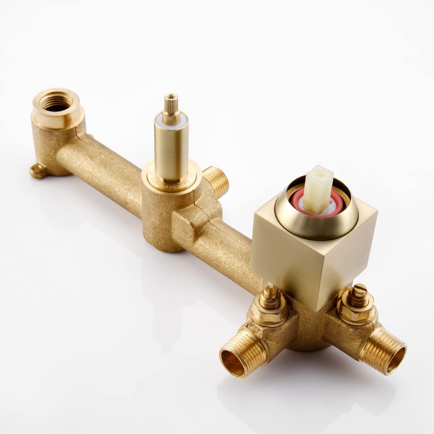 sumerain S2121BGW 1 Handle Bathroom Waterfall Faucet with Diverter