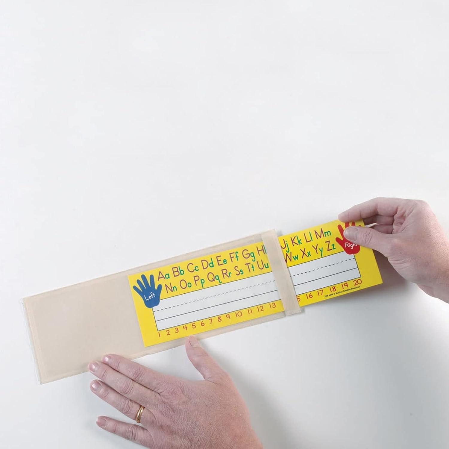 Self-Adhesive Heavy Duty Nameplate Pocket Set