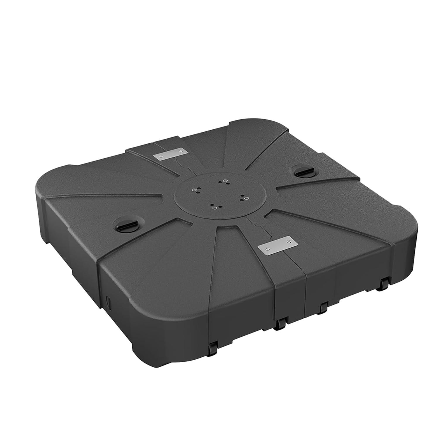 Spaco Umbrella Base, 260 lbs Offset Patio Umbrella Base with Wheels Sand Water Filled for Outdoor Patio Market Table Umbrella
