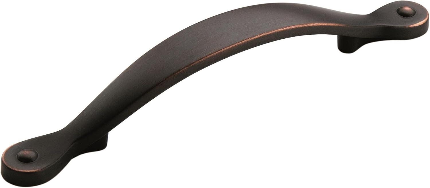 Amerock Inspirations 3-3/4 inch (96mm) Center-to-Center Oil-Rubbed Bronze Cabinet Pull
