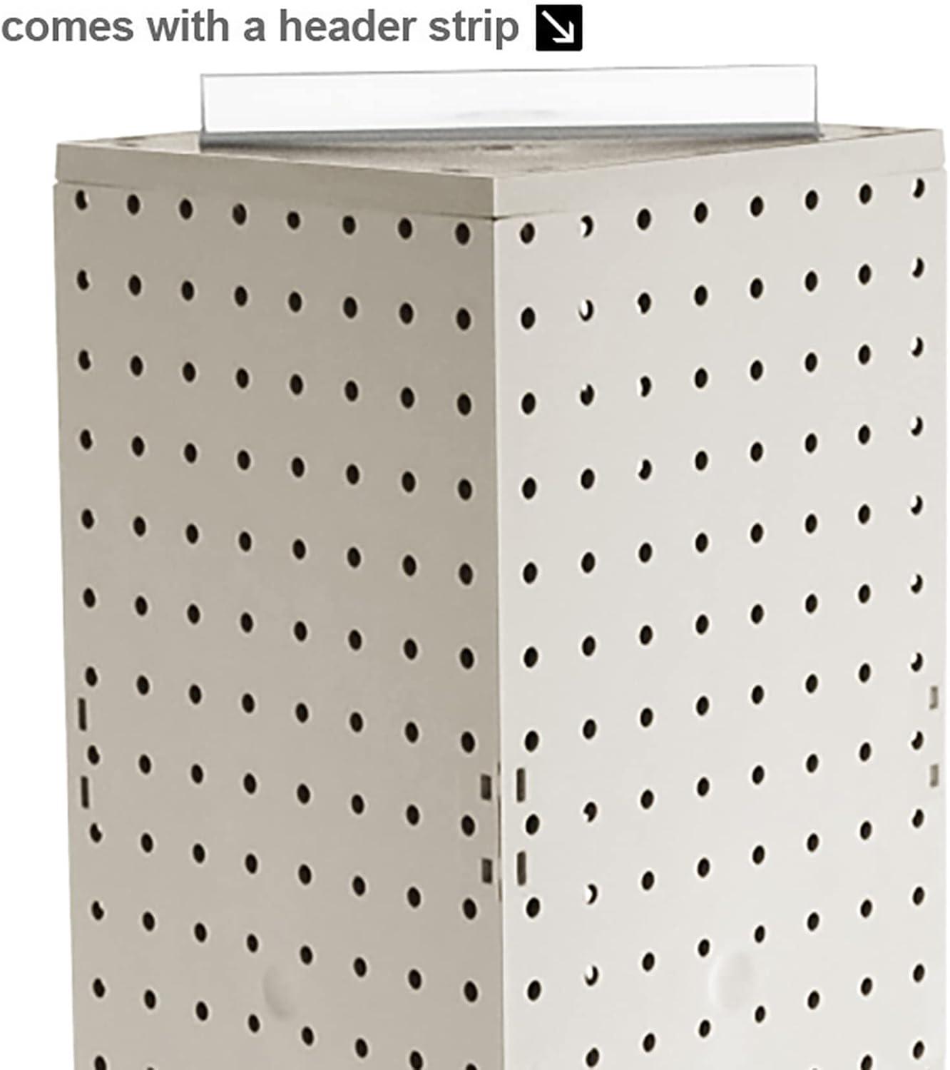 Azar Displays Four-Sided Revolving 8"W x 20"H Pegboard Counter Display