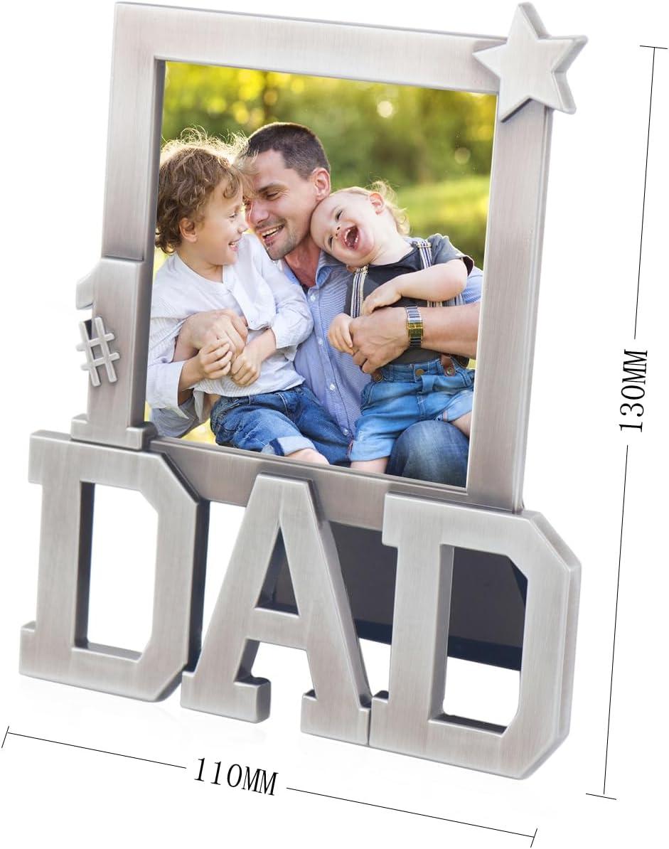 LASODY Dad Picture Frame-Dad gifts,Dad Gifts From Daughter,Dad Birthday Gifts 3x3 inch