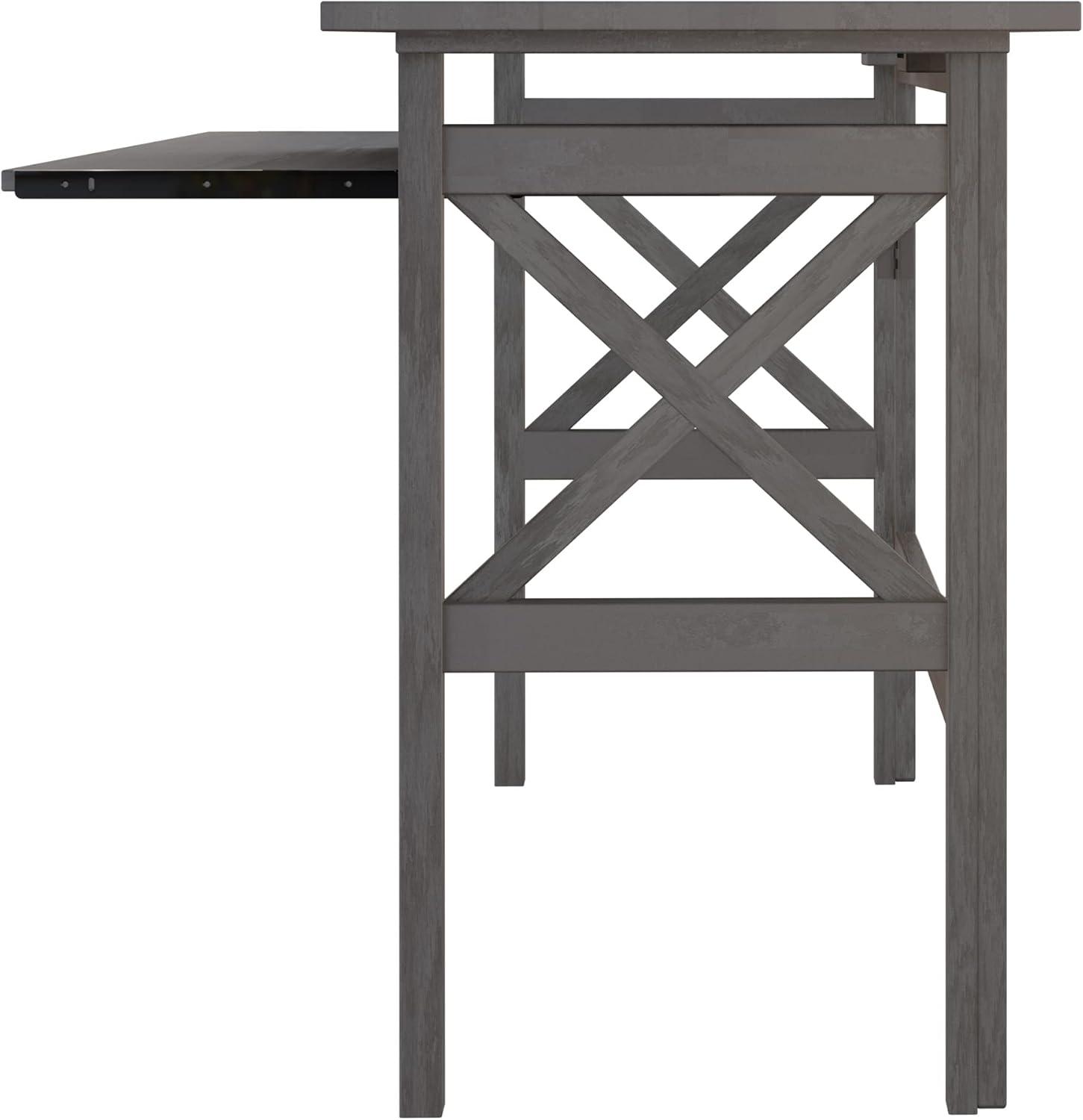 Xander Foldable Desk Oyster Gray - Winsome