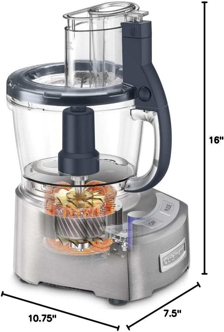 Cuisinart Elite Collection 2.0 FP-12DCN 12 Cup Food Processor, Die Cast Silver