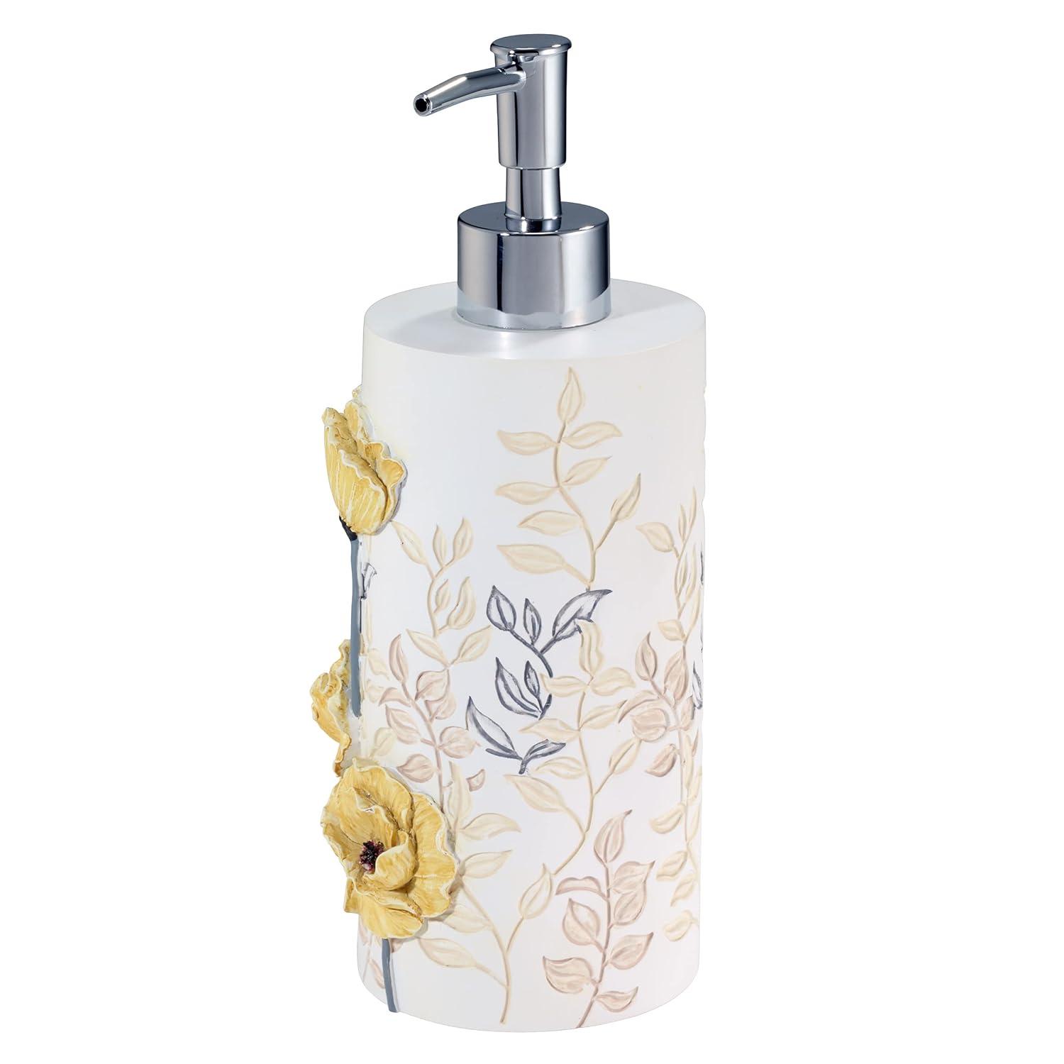 Heavy Duty Resin Lotion Dispenser, Marielle Yellow