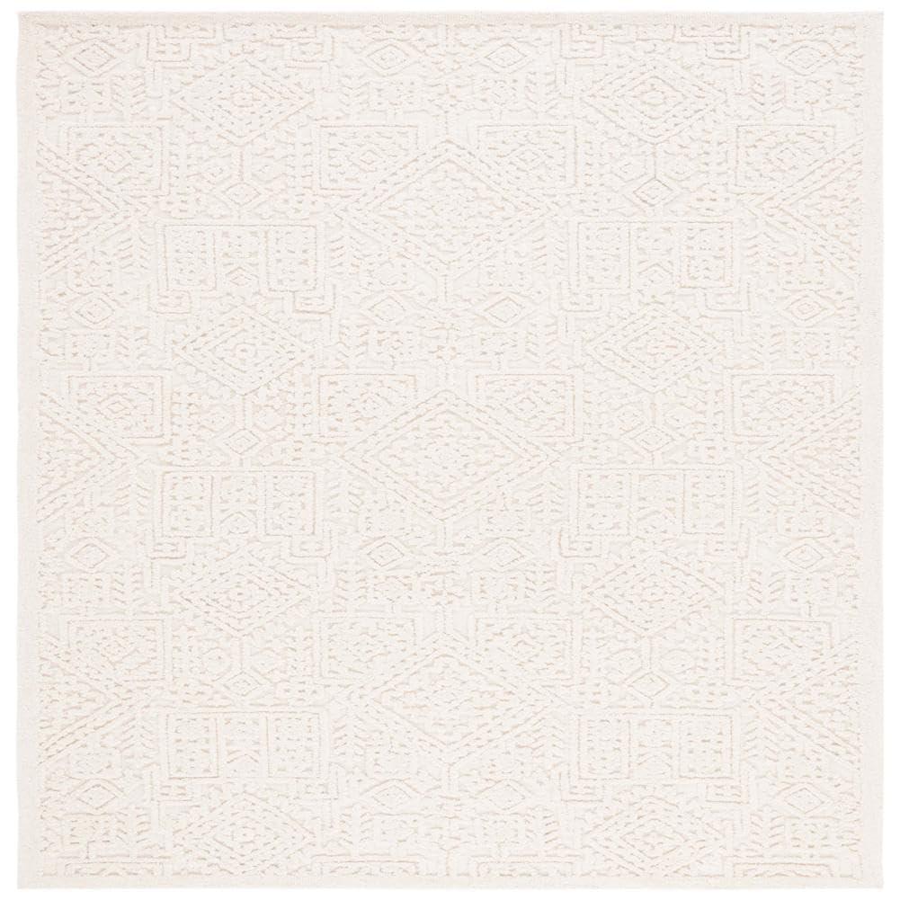 Textural TXT107 Hand Tufted Indoor Area Rug - Ivory - 8'x10' - Safavieh
