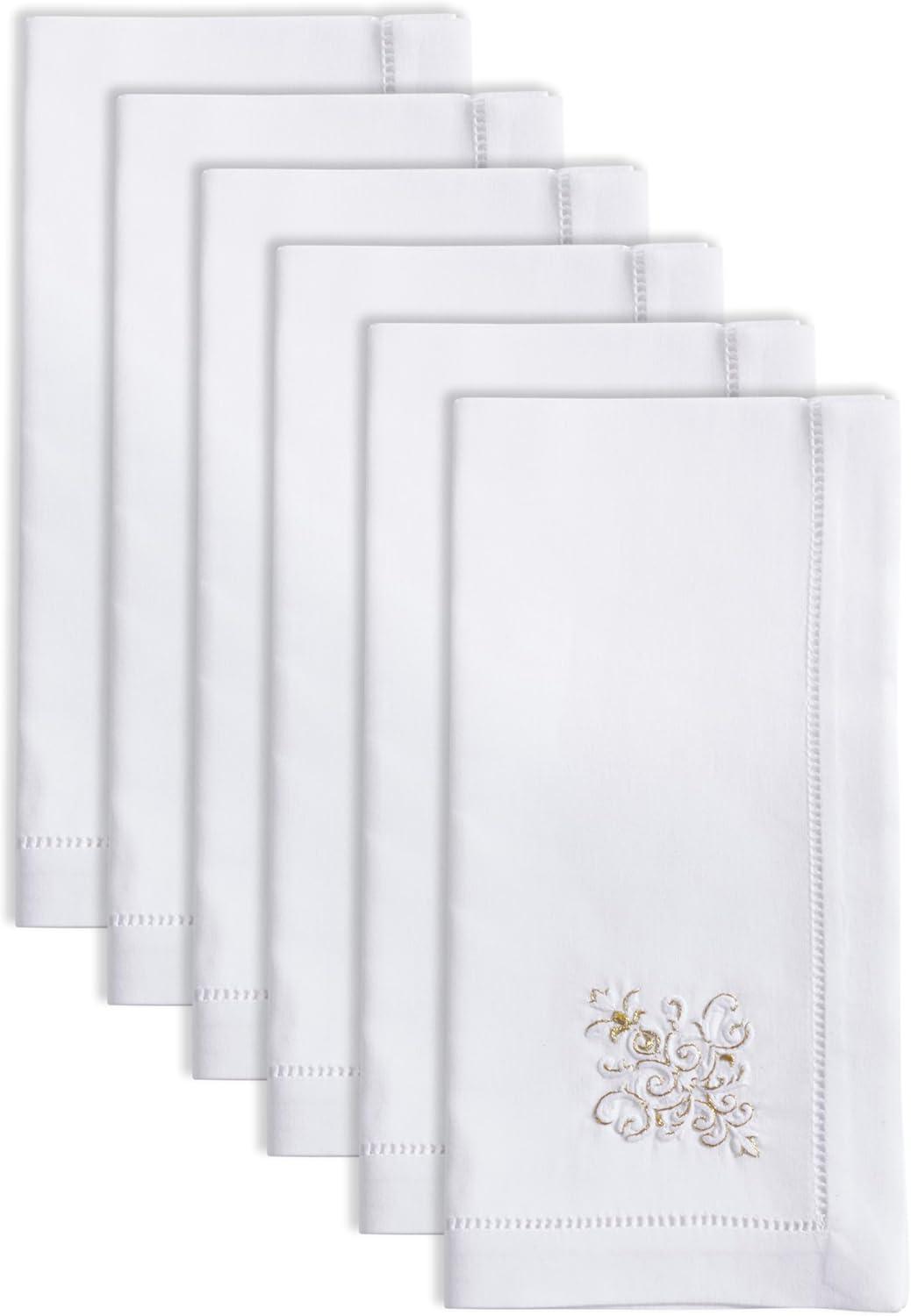 100% Cotton No Pattern Rectangle Napkin (Set of 6)