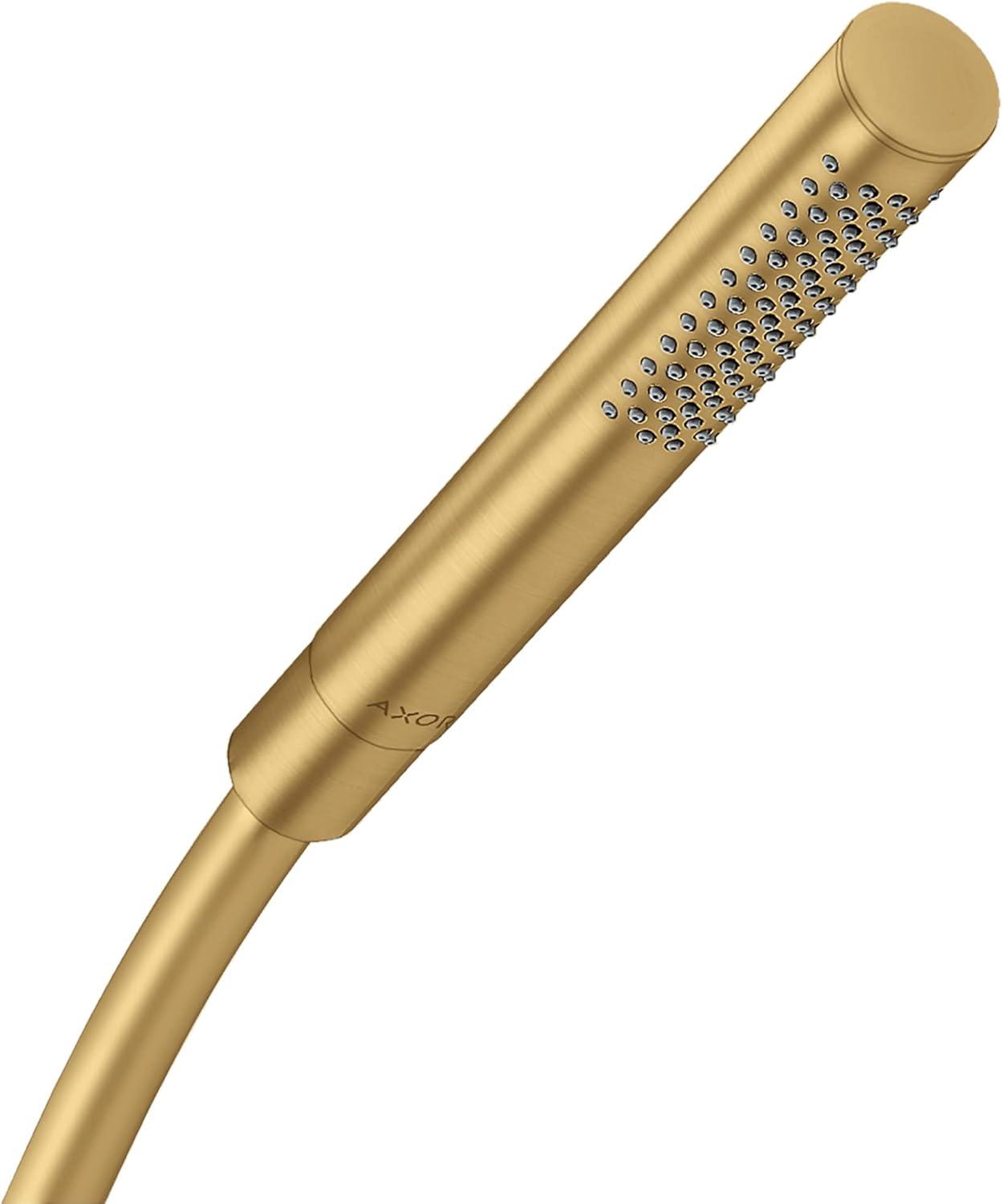 Brushed Gold Optic Modern Handheld Shower Head