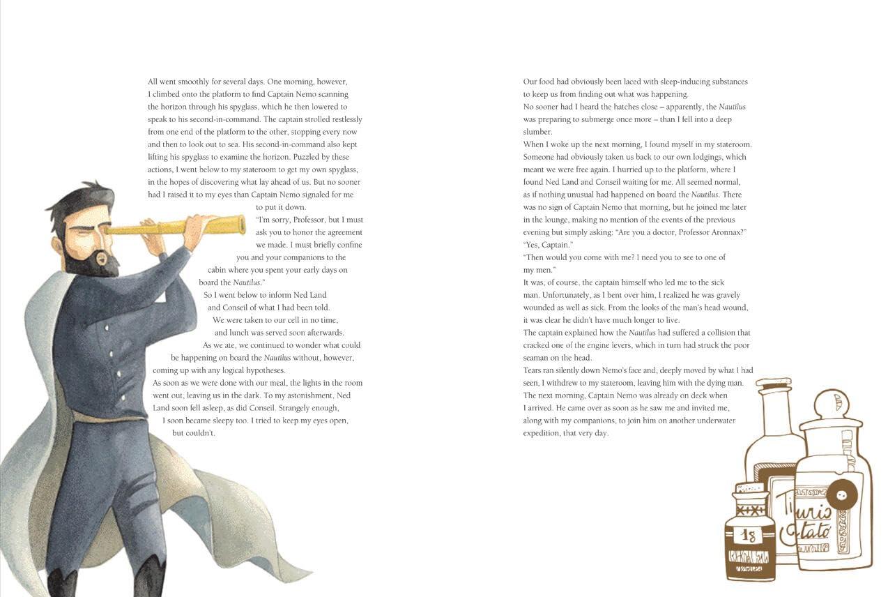 Twenty Thousand Leagues Under the Sea - by  Jules Verne (Hardcover)