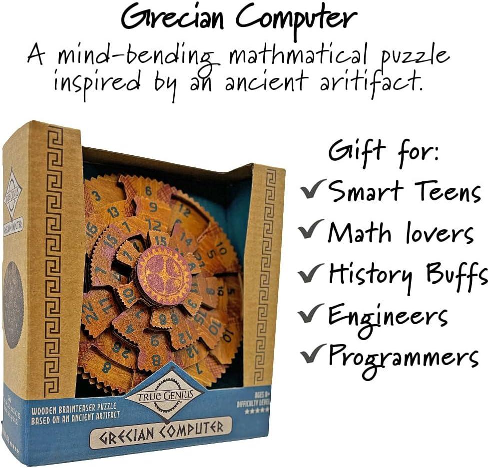 Project Genius True Genius - Grecian Computer Brainteaser Puzzle Game